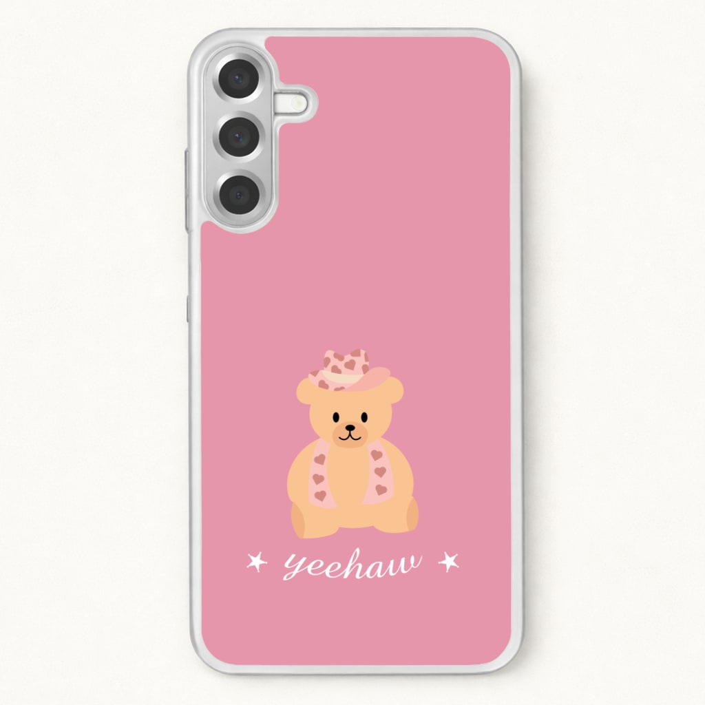 Yeehaw Teddy Bear Phone Case for Galaxy A17