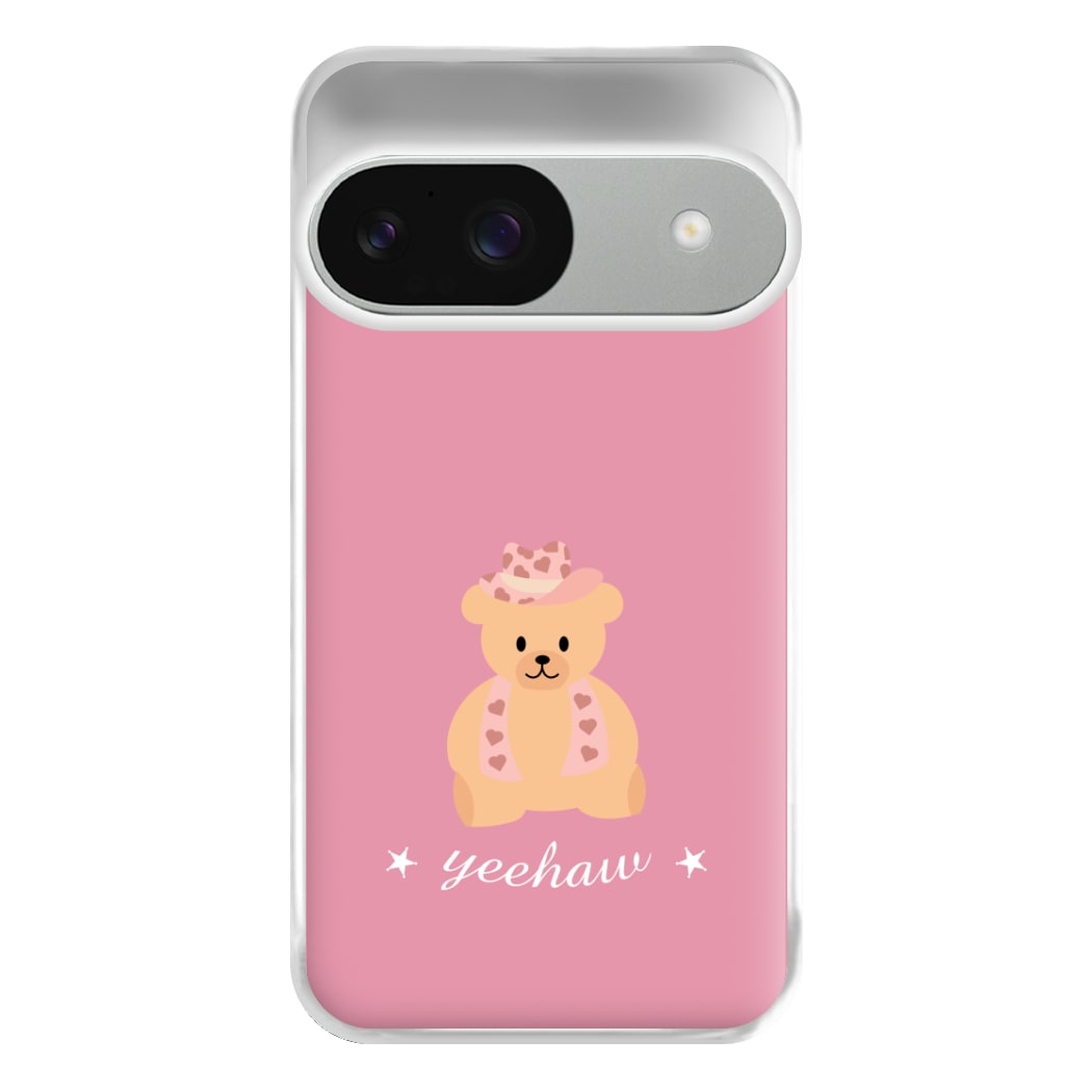 Yeehaw Teddy Bear Phone Case for Google Pixel 9 / 9 Pro