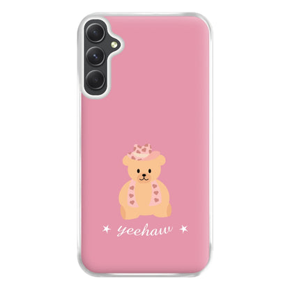 Yeehaw Teddy Bear Phone Case for Galaxy A14
