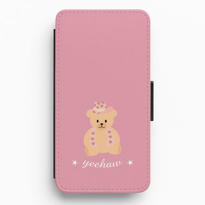 Yeehaw Teddy Bear Flip / Wallet Phone Case