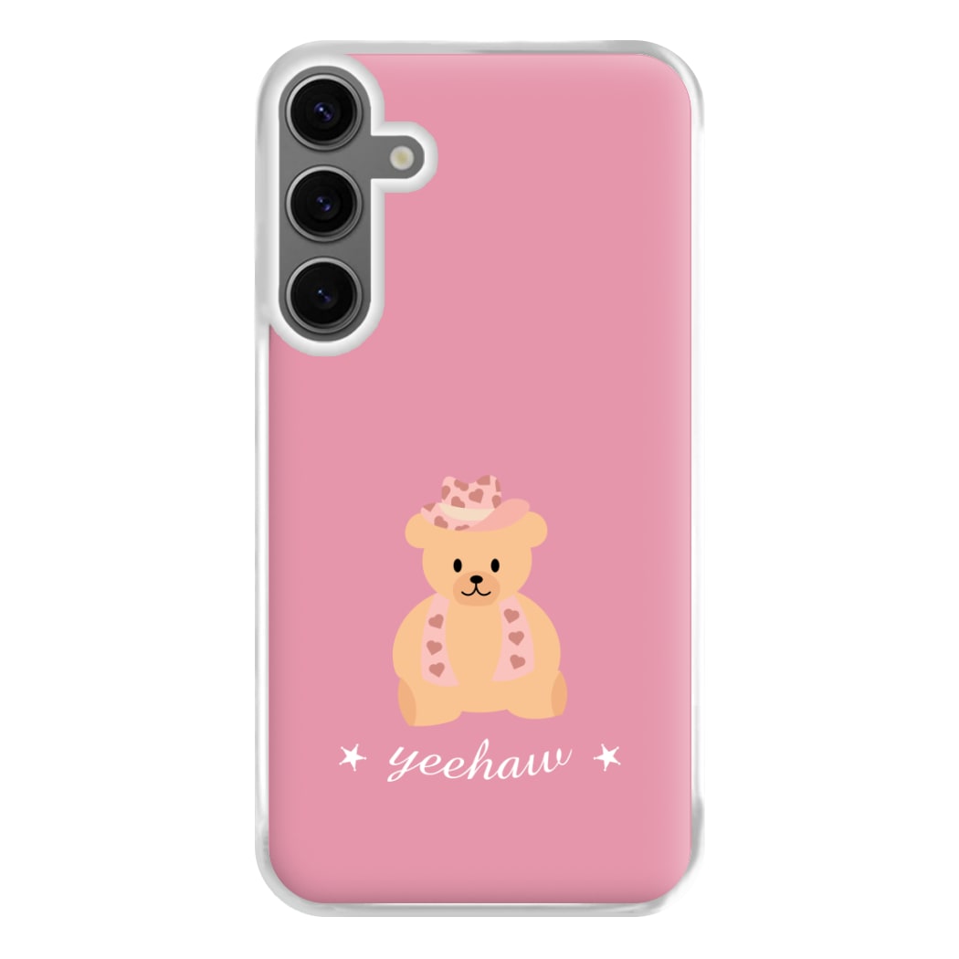 Yeehaw Teddy Bear Phone Case for Galaxy S24FE