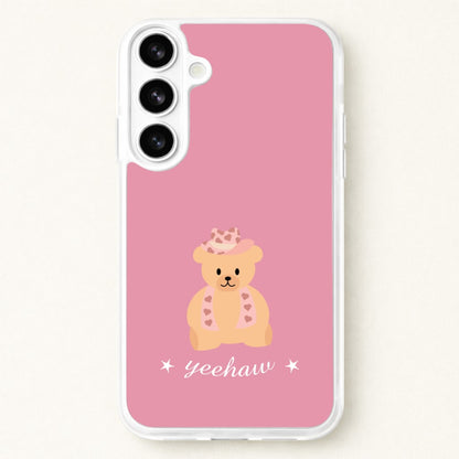 Yeehaw Teddy Bear Phone Case for Galaxy S26