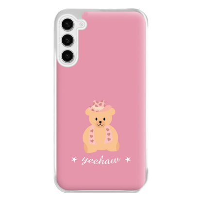 Yeehaw Teddy Bear Phone Case for Galaxy S23FE