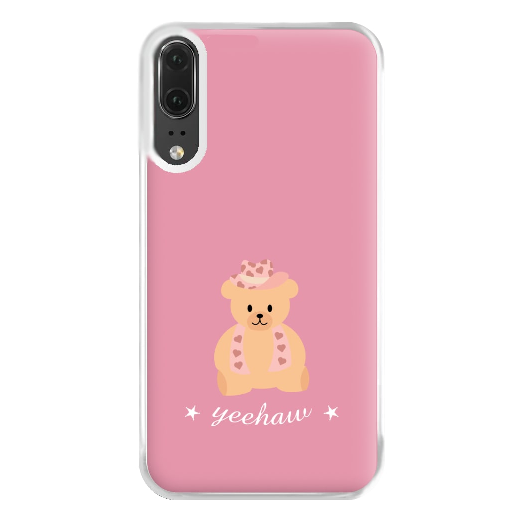 Yeehaw Teddy Bear Phone Case for Huawei P20
