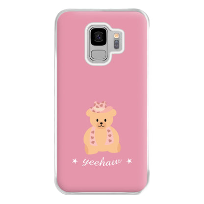 Yeehaw Teddy Bear Phone Case for Galaxy S9 Plus