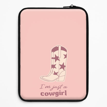 I'm Just A Cowgirl Universal Laptop Sleeve