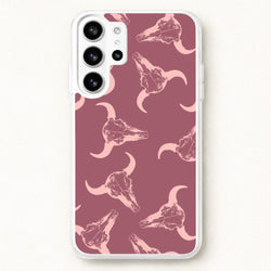 Pastel Skulls Pattern Phone Case for Galaxy S26 Ultra