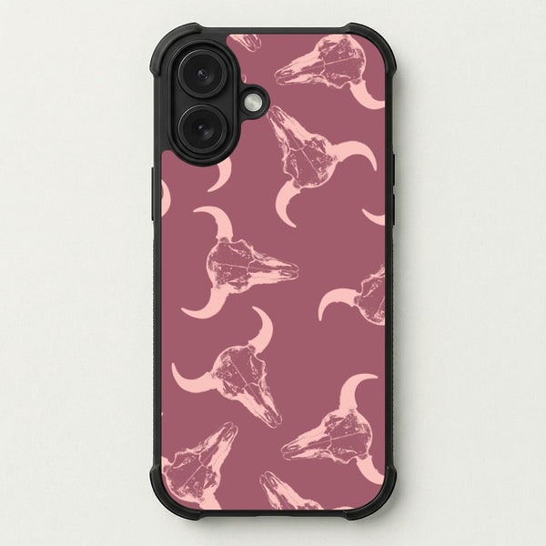 Pastel Skulls Pattern Phone Case — Bumper case
