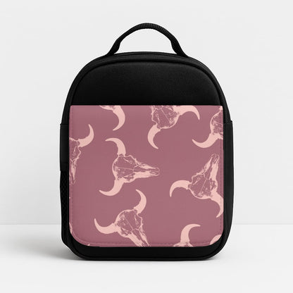 Pastel Skulls Pattern Insulated Lunchbox