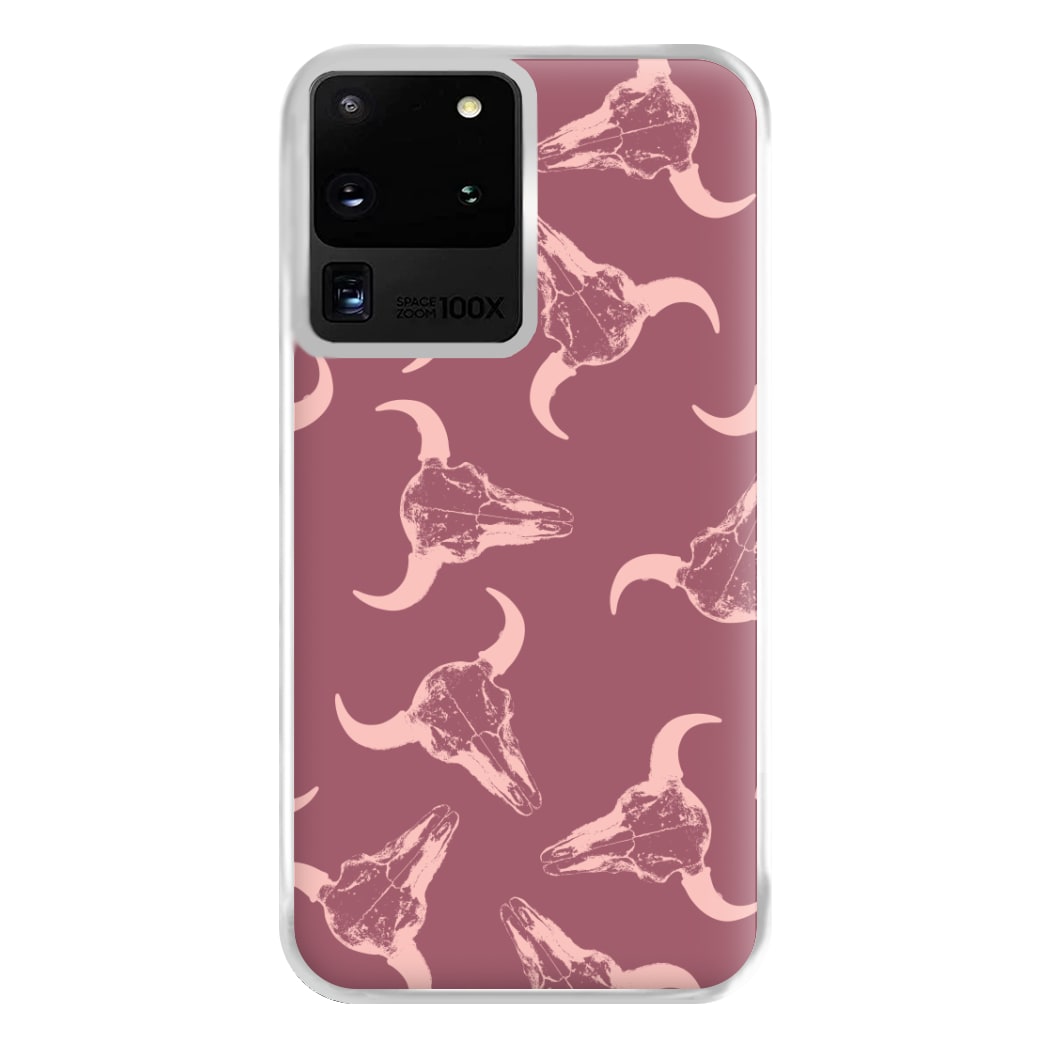 Pastel Skulls Pattern Phone Case for Galaxy S20 Ultra