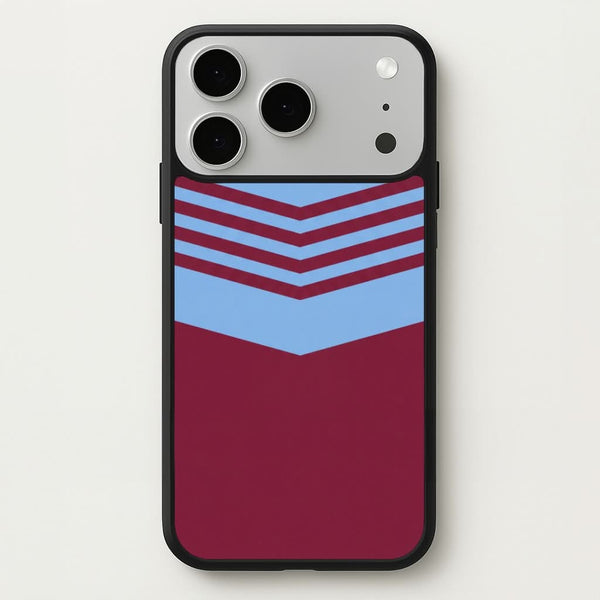 West Ham Vintage Kit Phone Case - iPhone 17 Pro Max / Standard