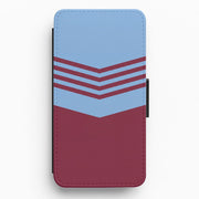 West Ham Vintage Kit Wallet Phone Case 1