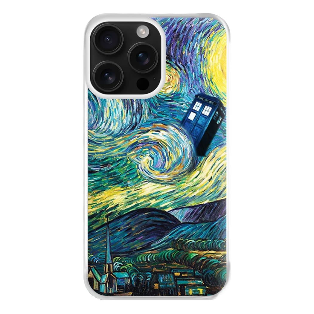 Starry Night Tardis Phone Case