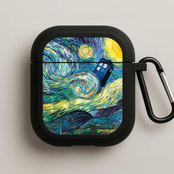 Starry Night Tardis AirPods Case