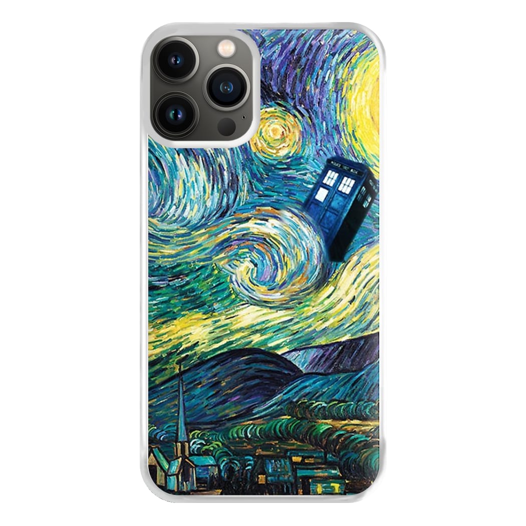 Starry Night Tardis Phone Case for iPhone 11 Pro Max