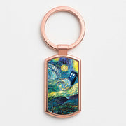 Starry Night Tardis Luxury Keyring 4