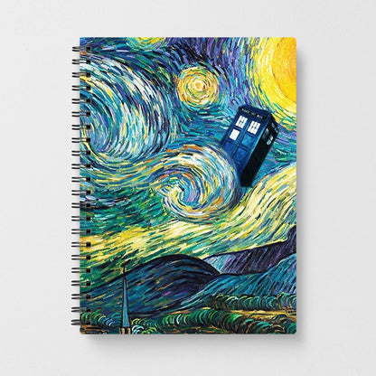 Starry Night Tardis - Doctor Who Notebook - Fun Cases
