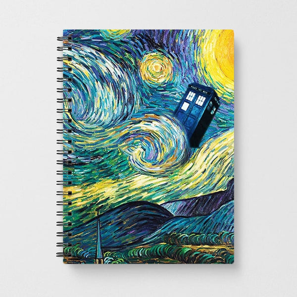 Starry Night Tardis - Doctor Who Notebook - Fun Cases