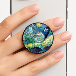 Starry Night Tardis Phone Grip