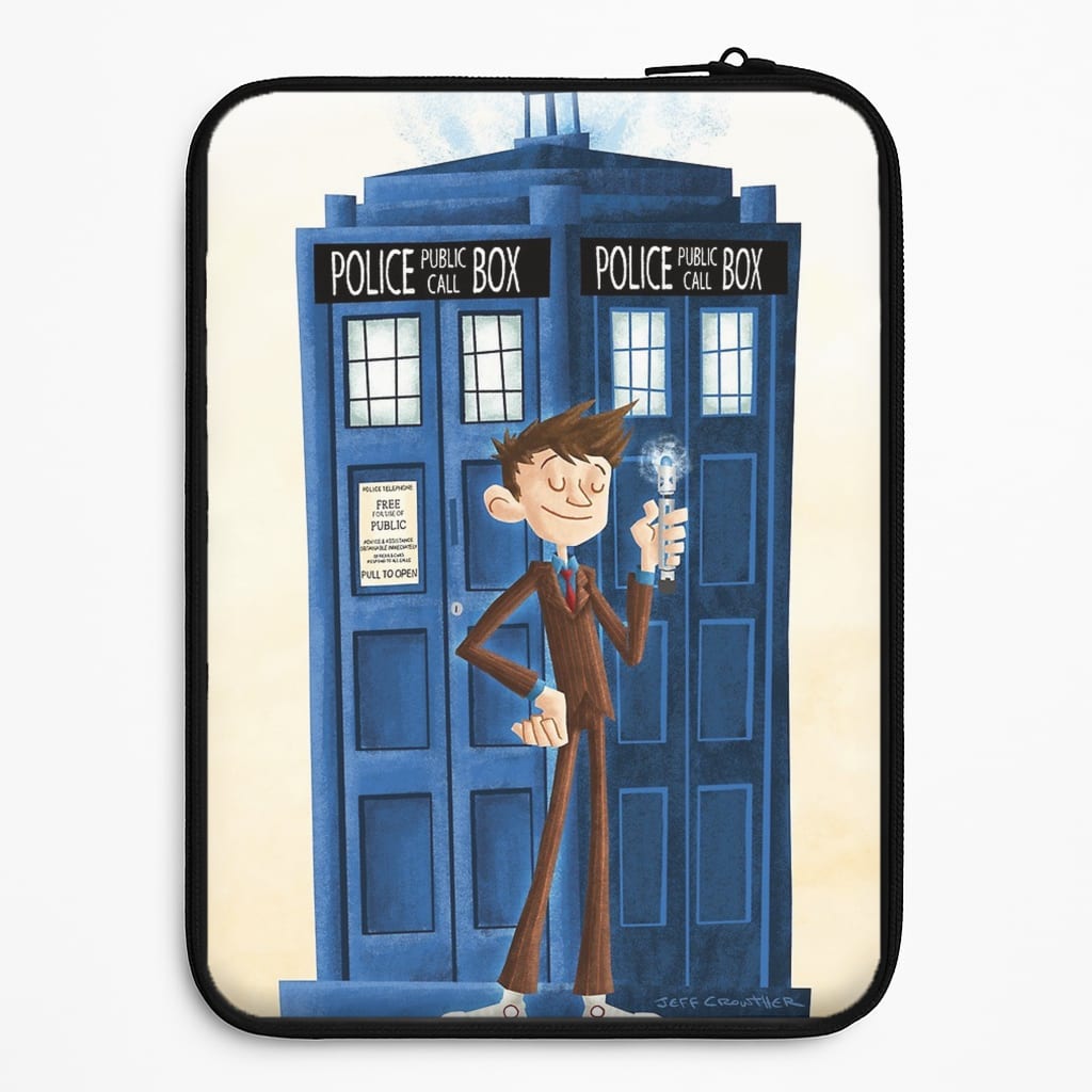 The Tenth Doctor Laptop Sleeve