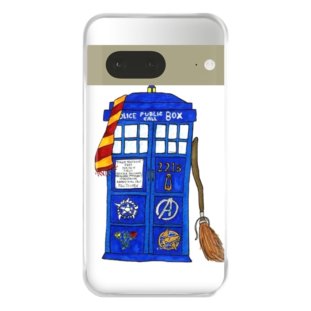 Multifandom Cartoon Phone Case for Google Pixel 7a