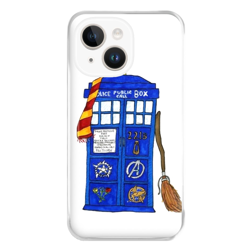 Multifandom Cartoon Phone Case for iPhone 14 Plus