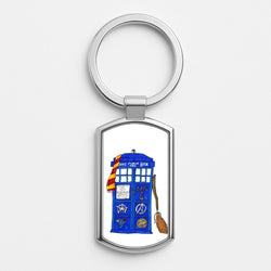 Multifandom Cartoon Silver Keyring