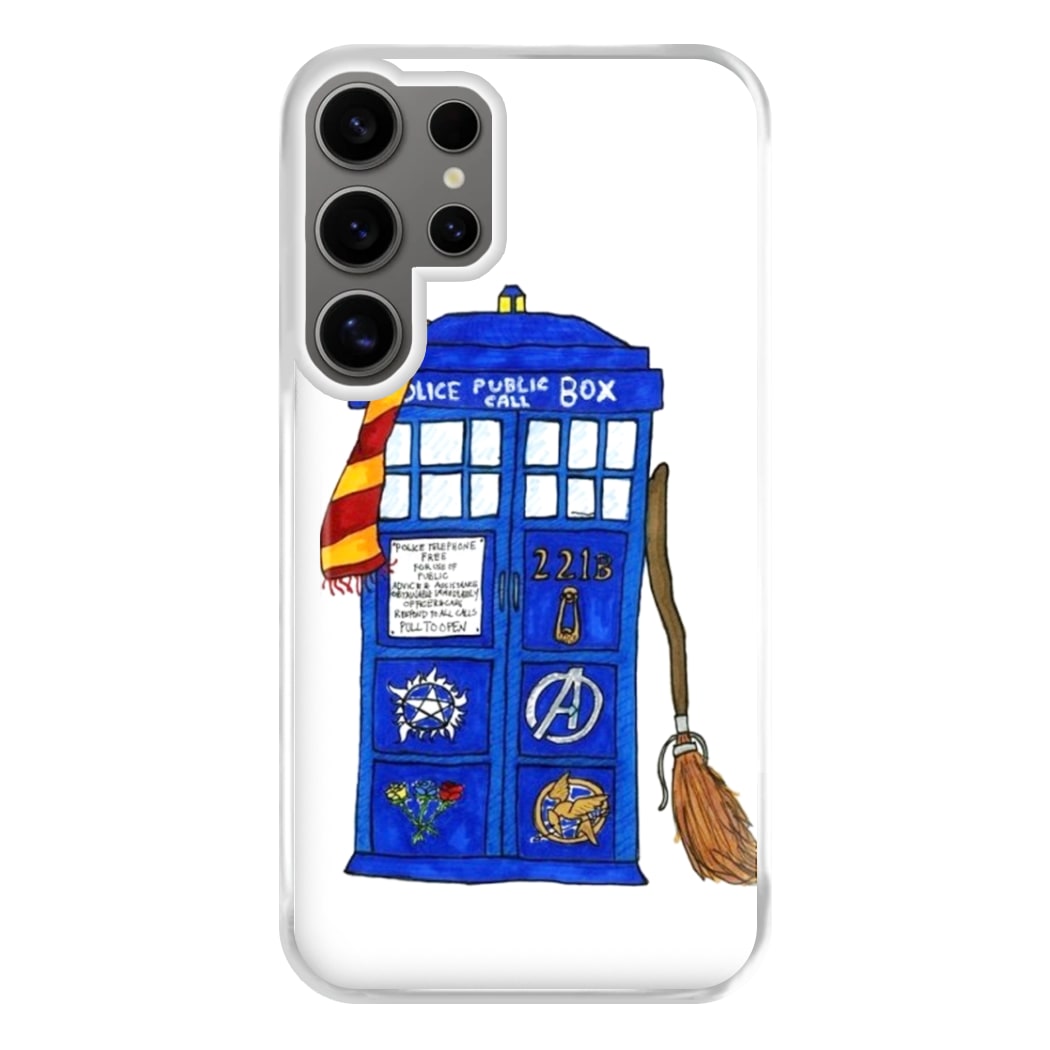 Multifandom Cartoon Phone Case for Galaxy S24 Ultra