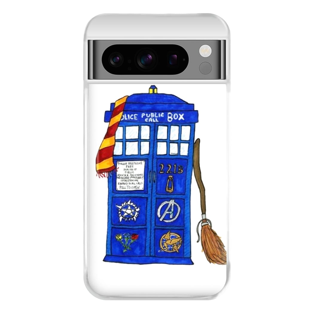 Multifandom Cartoon Phone Case for Google Pixel 8 Pro