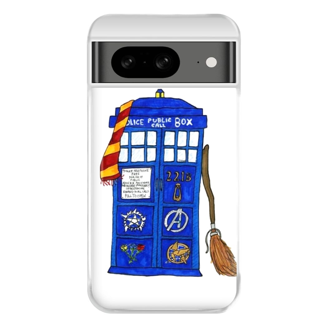 Multifandom Cartoon Phone Case for Google Pixel 8