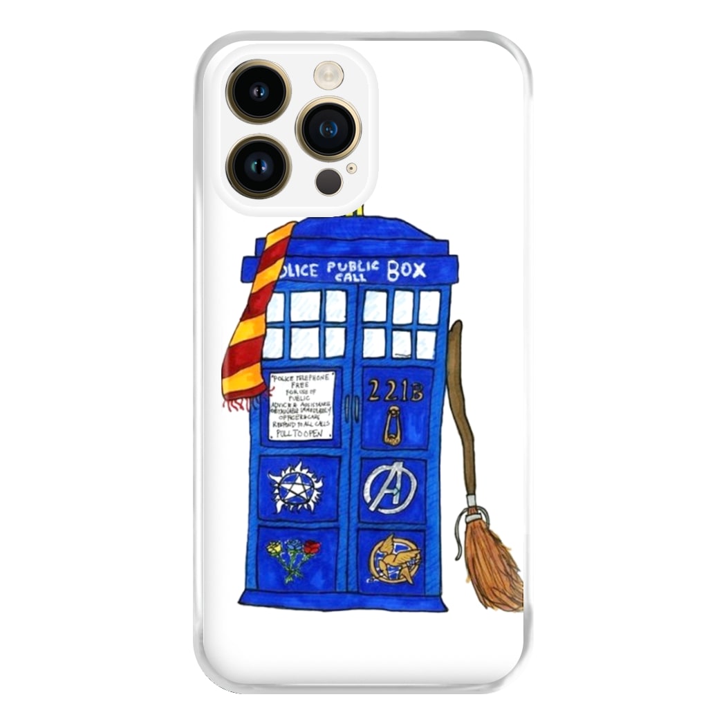 Multifandom Cartoon Phone Case for iPhone 14 Pro Max