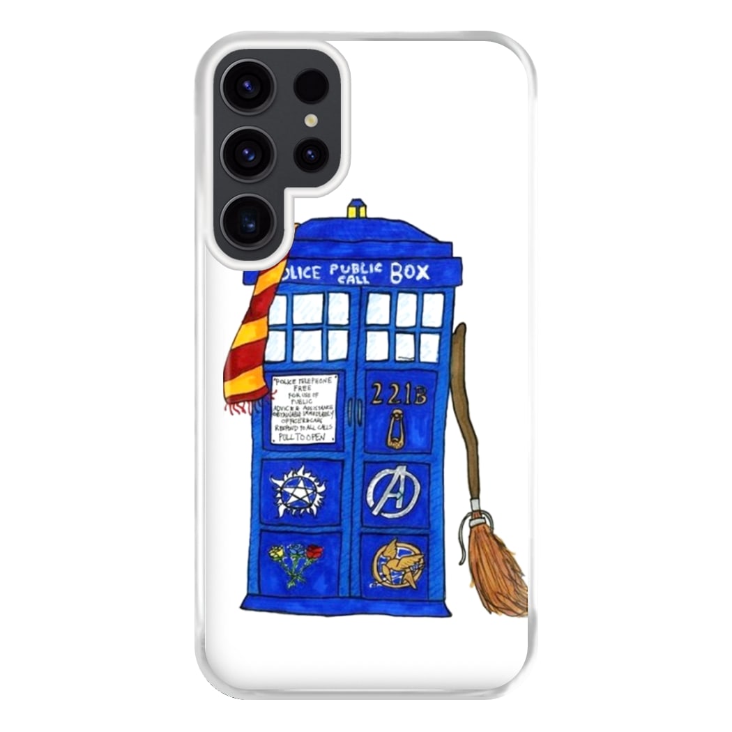 Multifandom Cartoon Phone Case for Galaxy S23 Ultra