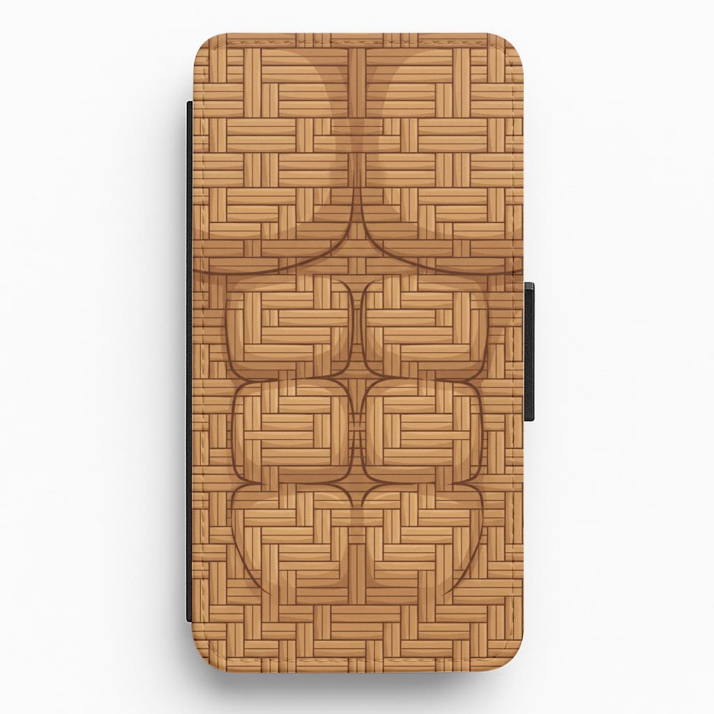 Wicker Abs Flip / Wallet Phone Case
