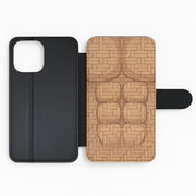 Wicker Abs Flip / Wallet Phone Case 2