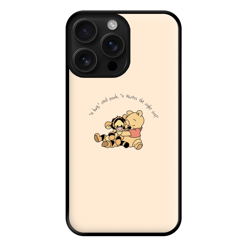 A Hug Said Pooh - Winnie Phone Case