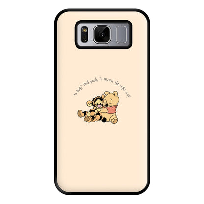 A Hug Said Pooh - Winnie Phone Case for Galaxy S8 Plus