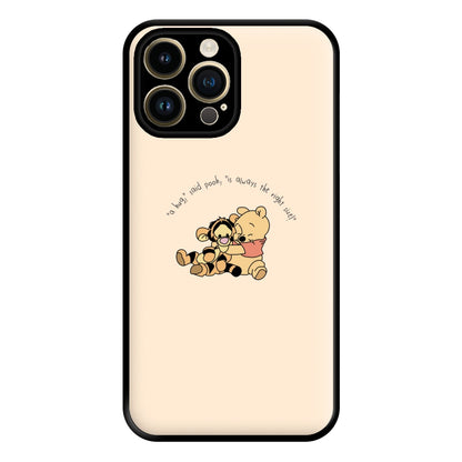 A Hug Said Pooh - Winnie Phone Case for iPhone 14 Pro Max