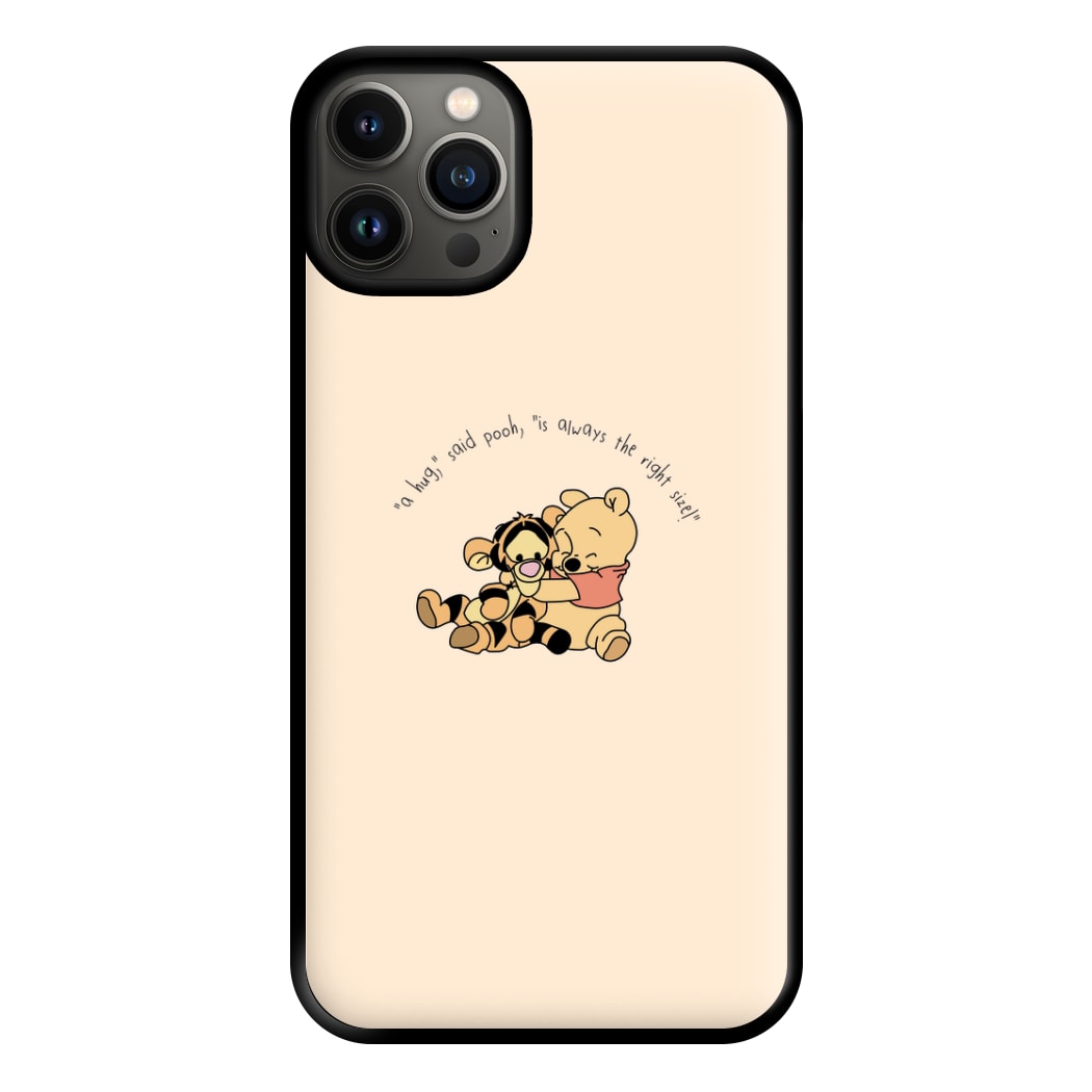 A Hug Said Pooh - Winnie Phone Case for iPhone 13