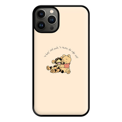 A Hug Said Pooh - Winnie Phone Case for iPhone 13