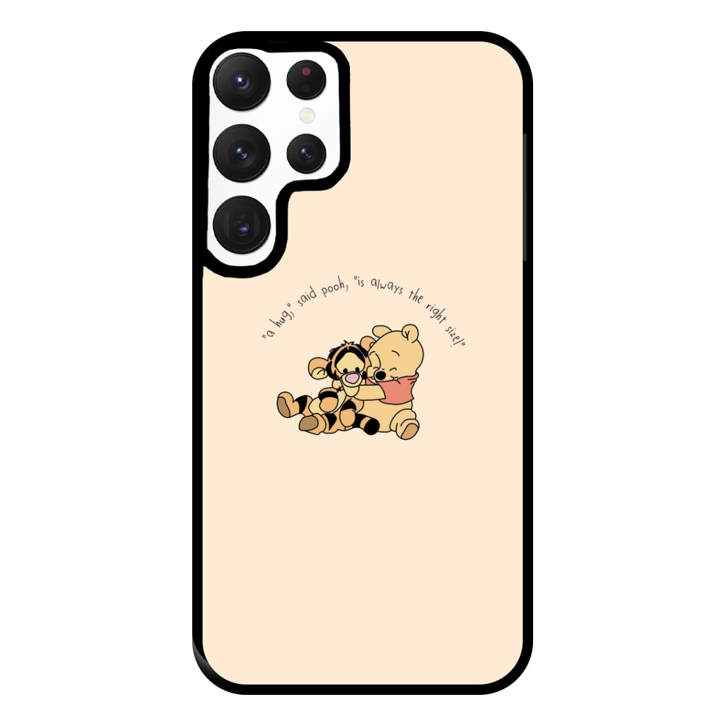 A Hug Said Pooh - Winnie Phone Case for Galaxy S22 Ultra