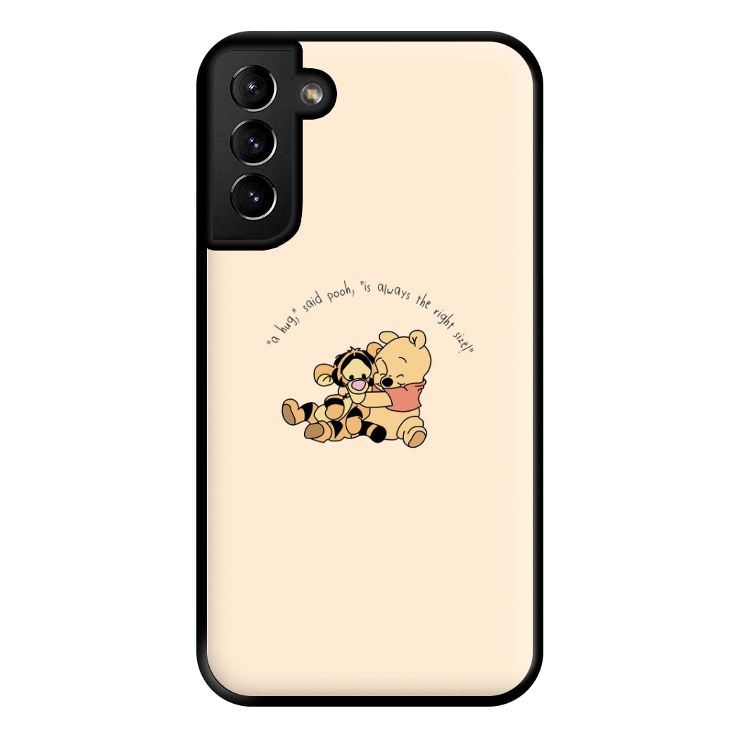 A Hug Said Pooh - Winnie Phone Case for Galaxy S21 Plus