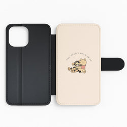 A Hug Said Pooh - Winnie Flip Phone Case