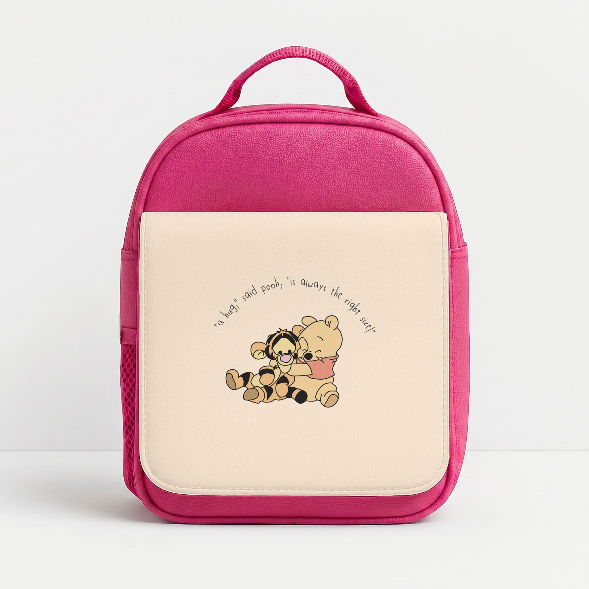 A Hug Said Pooh - Winnie Lunchbox - Pink