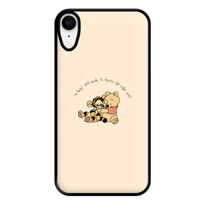 A Hug Said Pooh - Winnie Phone Case for iPhone XR