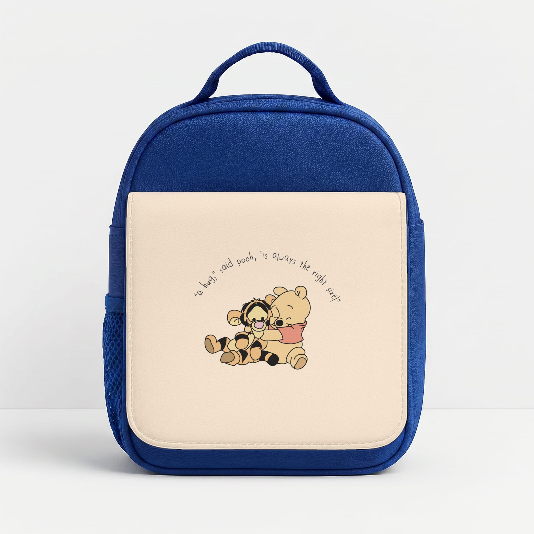 A Hug Said Pooh - Winnie Lunchbox - Blue