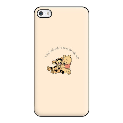 A Hug Said Pooh - Winnie Phone Case for iPhone 5 / 5s / SE 2016