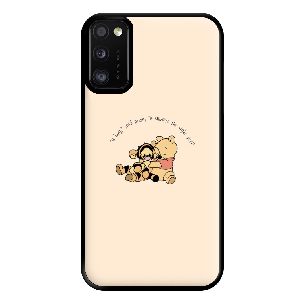 A Hug Said Pooh - Winnie Phone Case for Galaxy A41