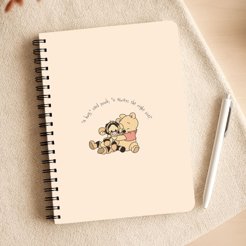A Hug Said Pooh - Winnie Notepad