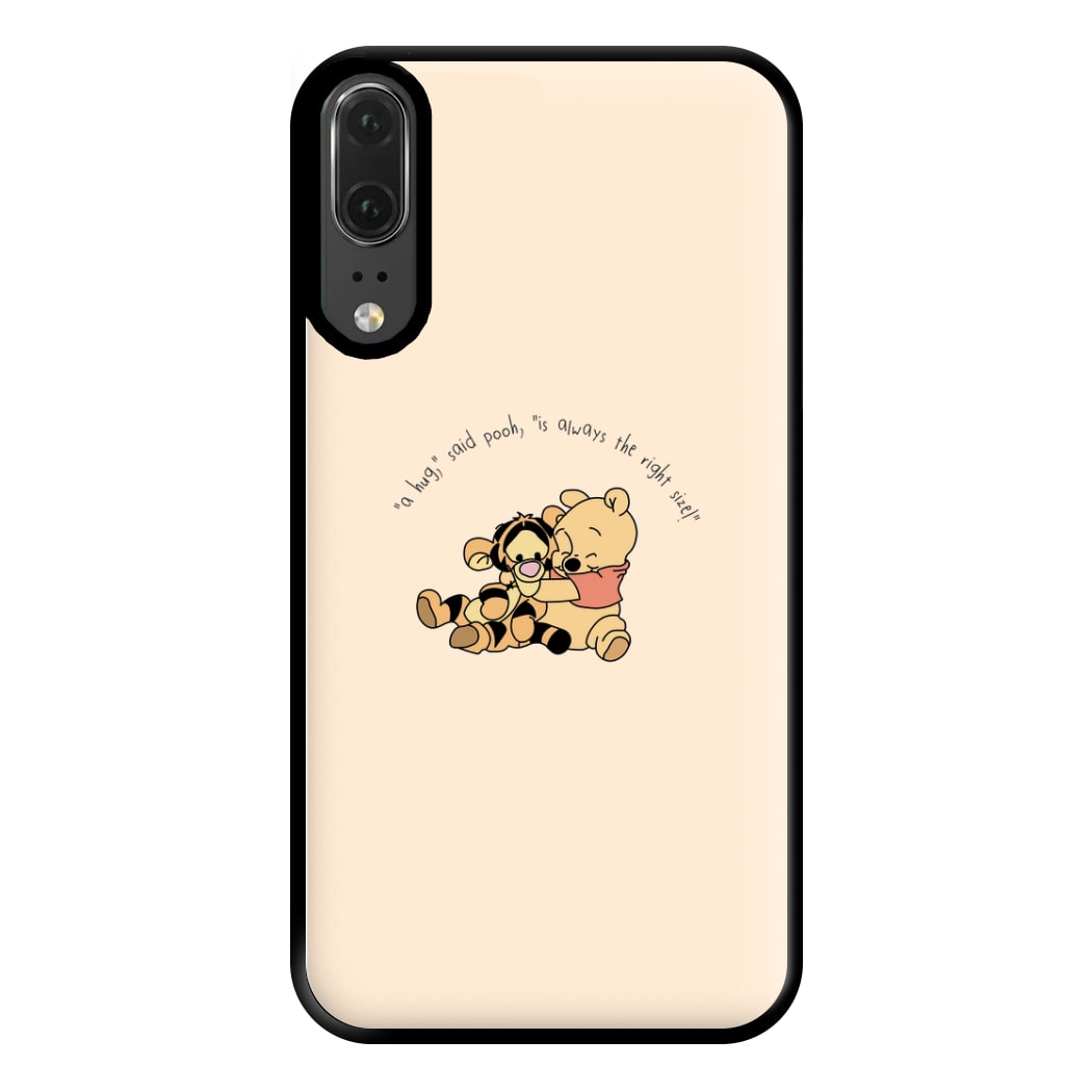 A Hug Said Pooh - Winnie Phone Case for Huawei P20