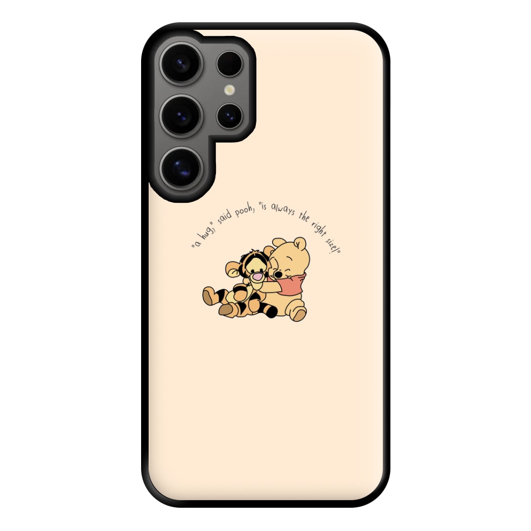 A Hug Said Pooh - Winnie Phone Case for Galaxy S24 Ultra